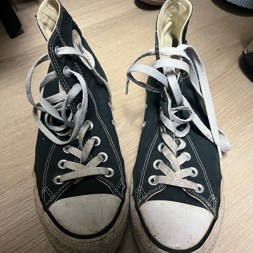 Black High Top Converse